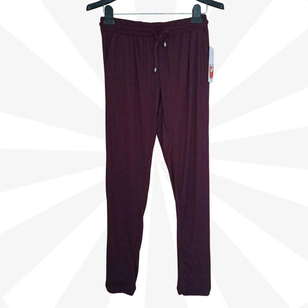 Hot Kiss Jogger Pants Size S Pockets Pull On Elastic Waist Ankles Drawstring